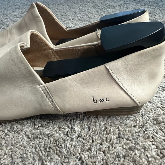 b.o.c. Suree Shoes Slips on 9.5 cream comfort leather capsule wardrobe neutral - Picture 4 of 12